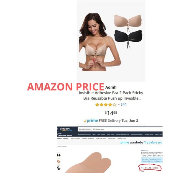 Adhesive Push up Strapless Bra - Picture 11 of 12